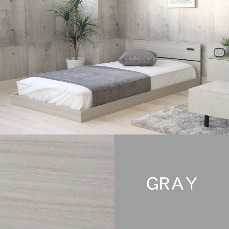 ベッドフレーム | 【数量限定】ベッドフレーム セミダブル フロアベッド ローベッド すのこ 北欧 おしゃれ ノルモ（フラット）