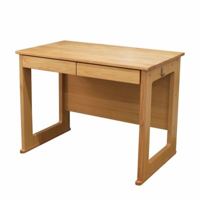【地域限定アウトレット】 【設置】 【倉庫滞留品/傷あり】幅100cm 学習デスク ロミオ2 ナチュラル sku539265のサムネイル