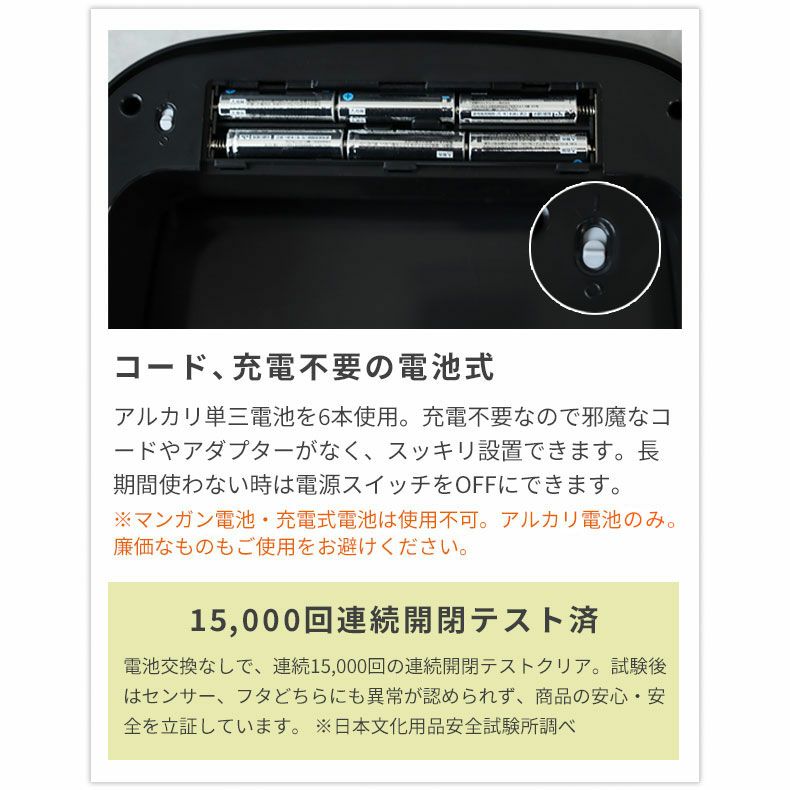 ゴミ箱・ダストボックス | 50L センサー付き ゴミ箱 EKO ダストボックス エコスマート