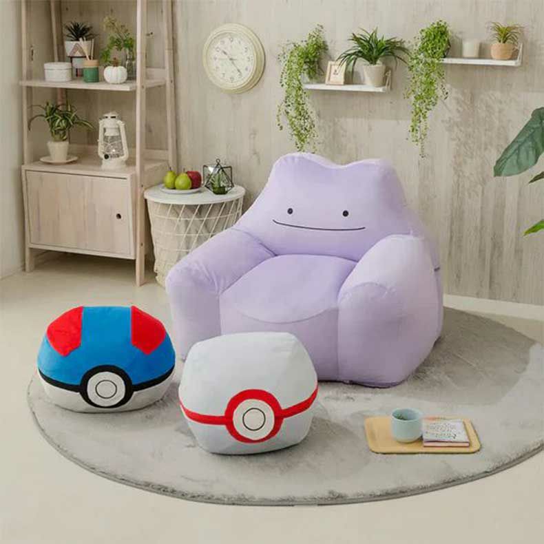 送料無料】【通販限定】ポケモン ビーズソファ メタモン 