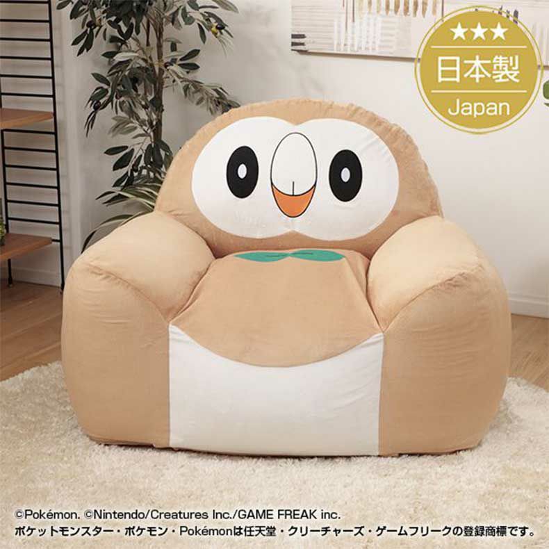 【送料無料】【通販限定】ポケモン ビーズソファ モクロー(ポケットモンスター)のサムネイル