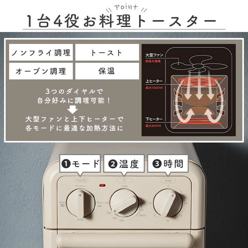 キッチン家電 | recolte（レコルト）エアーオーブントースター RFT-1