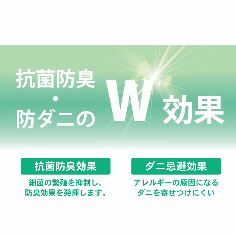 掛け布団・羽毛布団 | シングルロング 抗菌防臭・防ダニ掛け布団