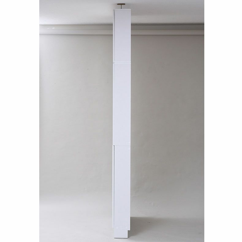 本棚・書棚 | 【通販限定】巾約80cm 1cmピッチ 薄型書棚 上置き 扉有