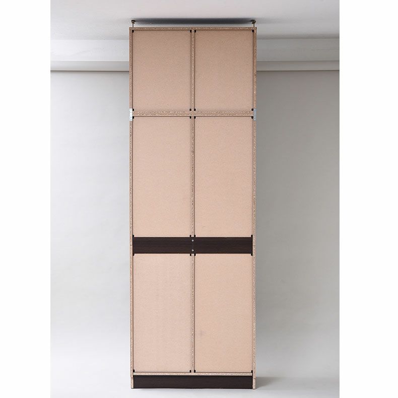 本棚・書棚 | 【通販限定】巾約80cm 1cmピッチ 薄型書棚 上置き 扉有