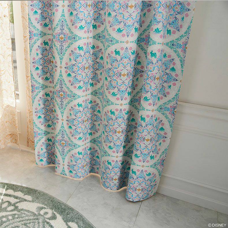 2枚入り 遮光 ドレープカーテン マジックランプ PRINCESS M1220 M1221