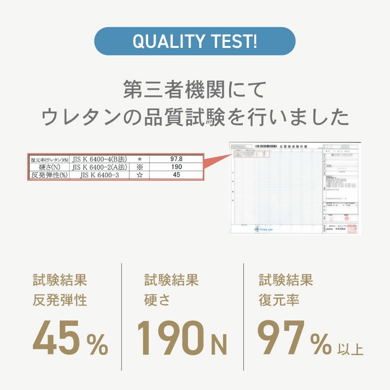 ウレタン・折りたたみマットレス | セミダブル 3つ折り 高反発マットレス