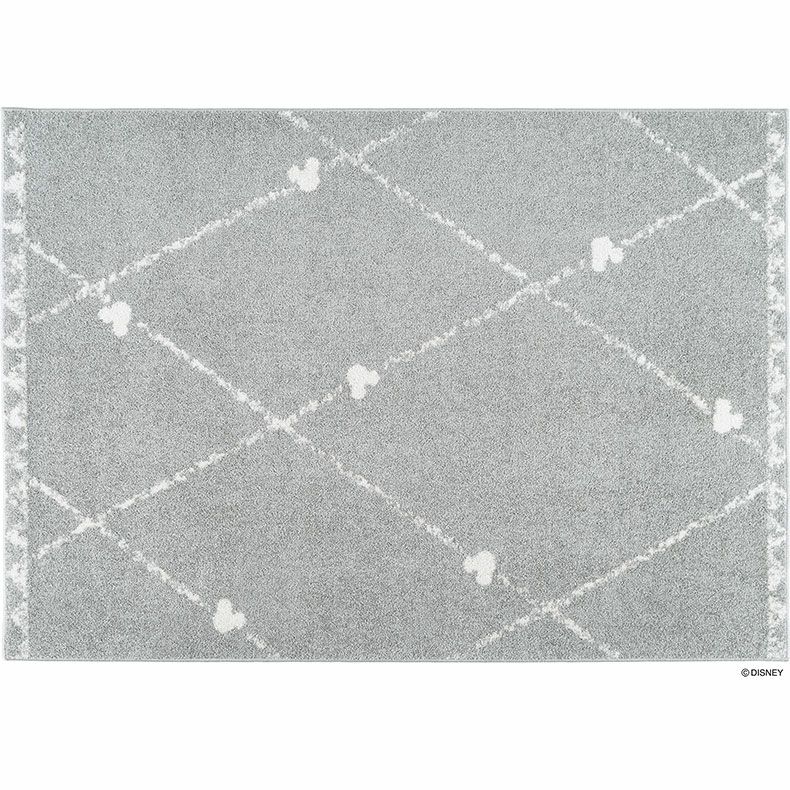 無地ラグ | 130x185cm MICKEY / Line RUG ミッキー / ラインラグ  DRM-1101