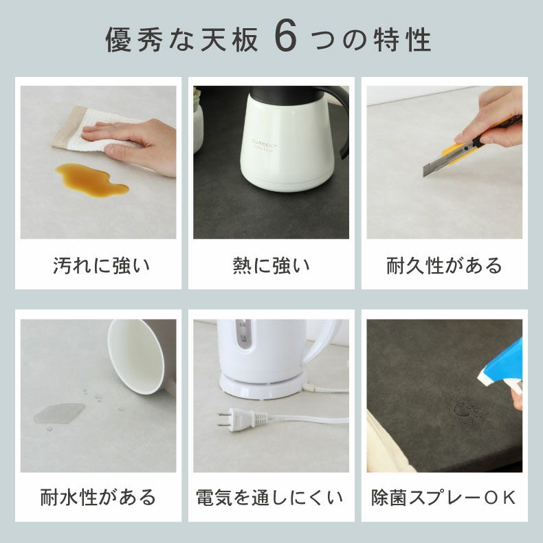 組み合わせ食器棚 | 幅60cm カウンター用天板 ハイフレックス セラス フォーガス ネオ