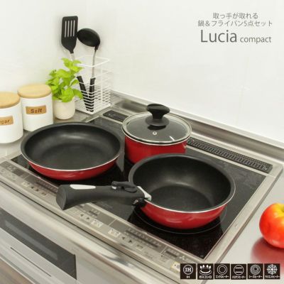 フライパン5点セット コンパクトルチアのサムネイル