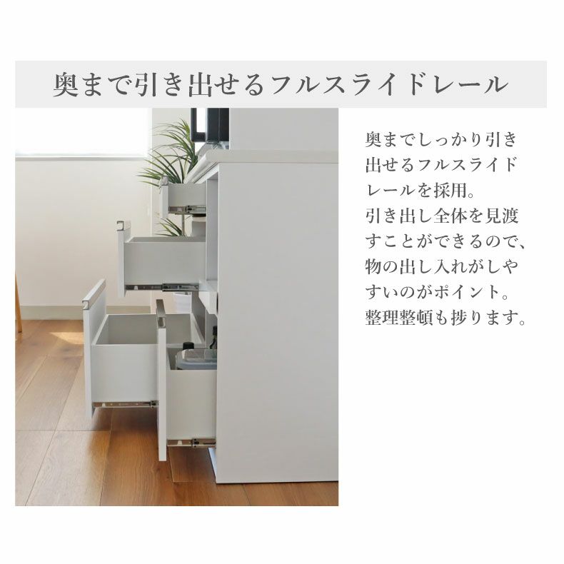 引戸食器棚 幅100-奥行43-高さ180 リング