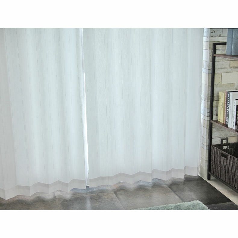 レースカーテン（薄地） | 2枚入り  遮熱 遮像 2枚入り レースカーテン ダブル