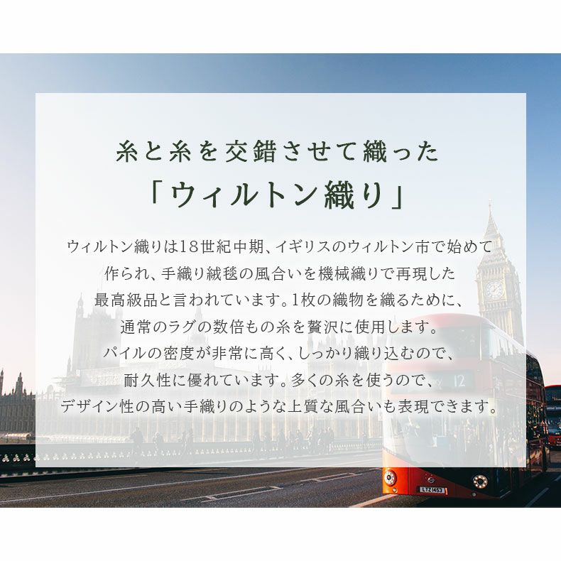 柄物・デザインラグ | ウィルトンラグ ロンメル