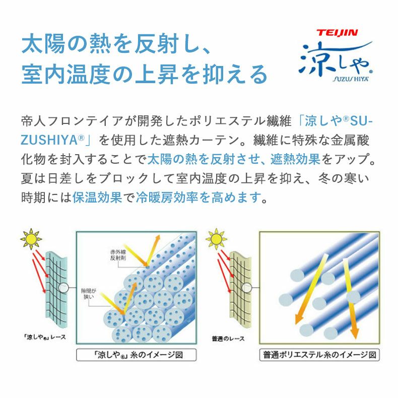 レースカーテン（薄地） | 2枚入り  遮熱 ミラー 2枚入り 既製レースカーテン ライン