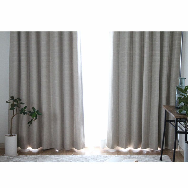 2枚入り 遮光 遮熱 2枚入り 既製カーテン フレイバー