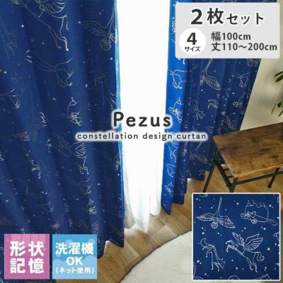 2枚入り 2枚入り 既製ドレープカーテン ペザスのサムネイル