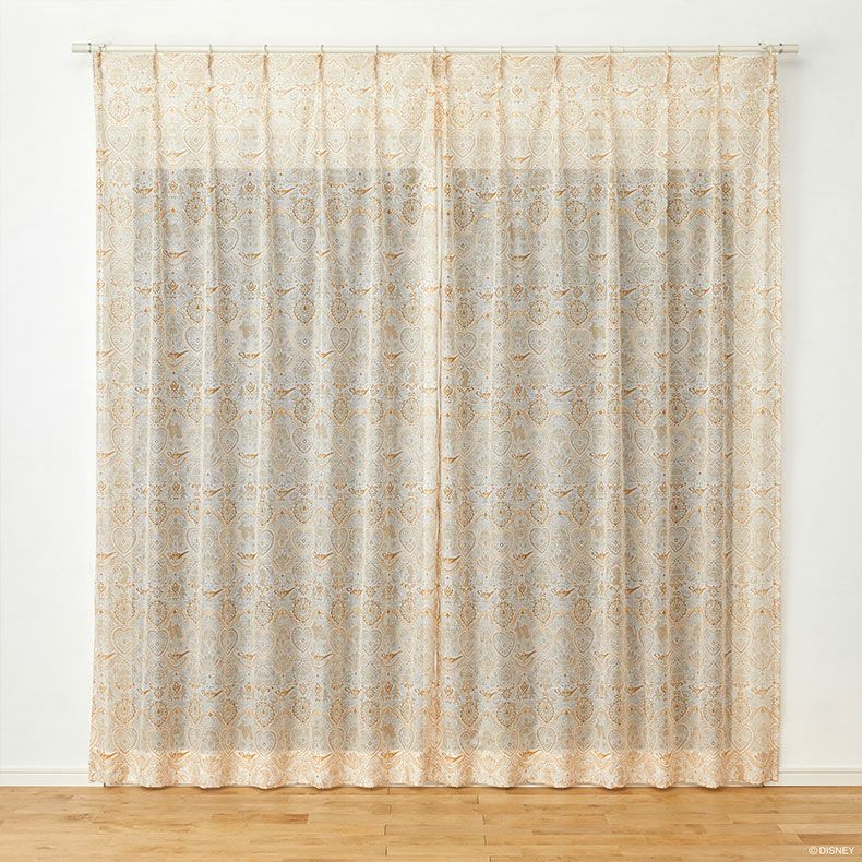 レースカーテン（薄地） | 2枚入り レースカーテン マジックランプボイル PRINCESS M1222