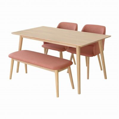 るびこ　テーブルセット 幅135cmダイニング4点セット ルーヴル