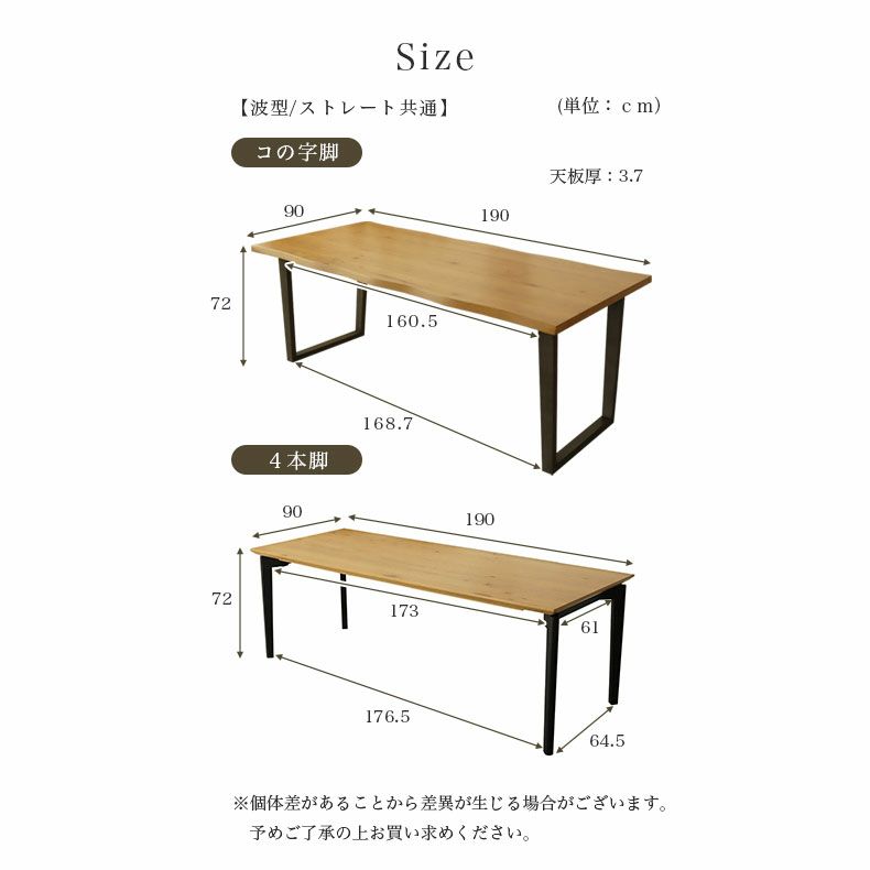 ダイニングテーブル | 4人用 幅190cm ダイニングテーブル ガーディ＆ベルガー2