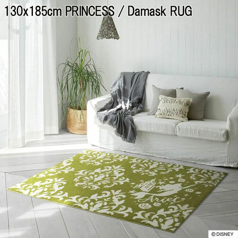 柄物・デザインラグ | 130x185cm PRINCESS / Damask RUG プリンセス / ダマスクラグ DRT-1069