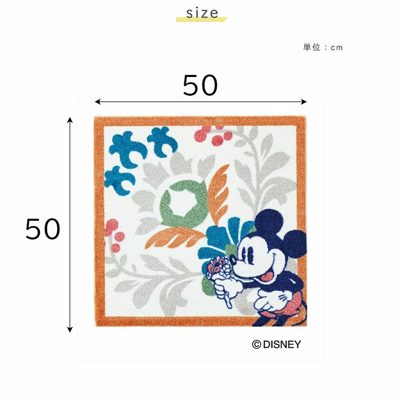 柄物・デザインラグ | MICKEY / Decoration RUG ミッキー / デコレーションラグ  DYM-1068