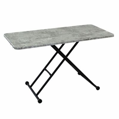【アウトレット】 【宅配】 【天板にキズ】 幅120cm リフティングテーブル レトロ コンクリート風 sku23000243のサムネイル