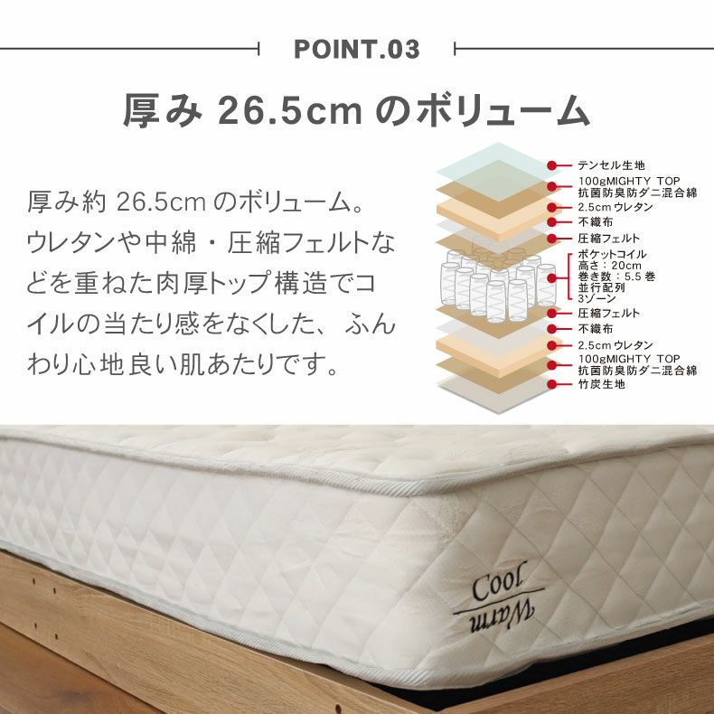 マットレス | 両面仕様 マットレス MI-P03MT-H-R（ハード）