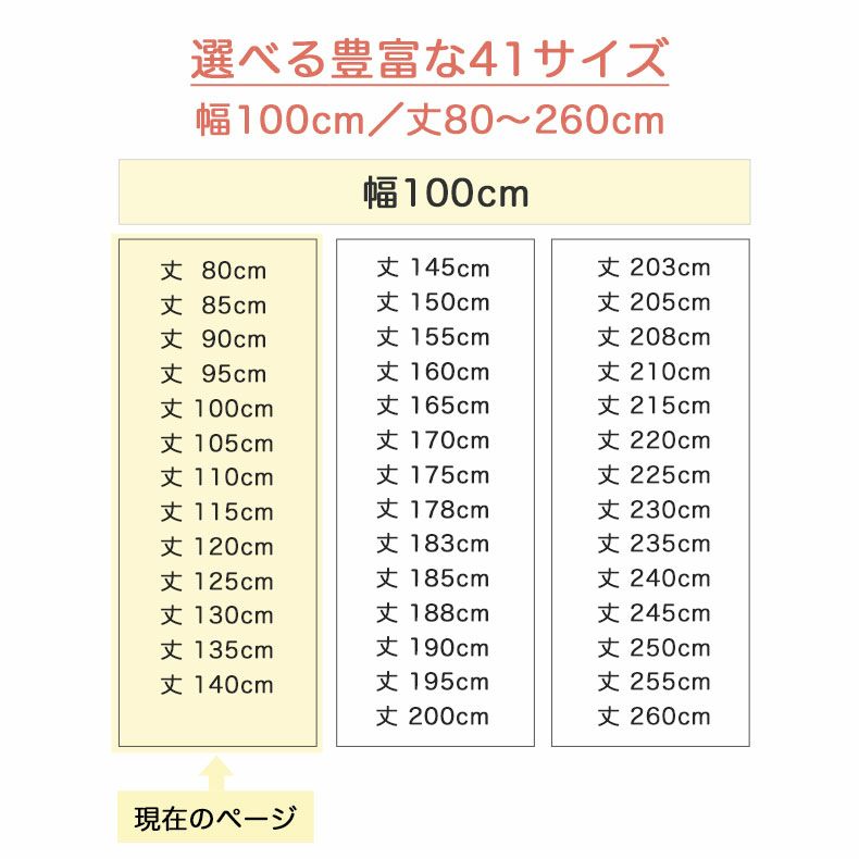 ドレープカーテン（厚地） | 1枚入り 幅100x丈80から140cm  13サイズから選べる多サイズ既製カーテン ノリモノズカン