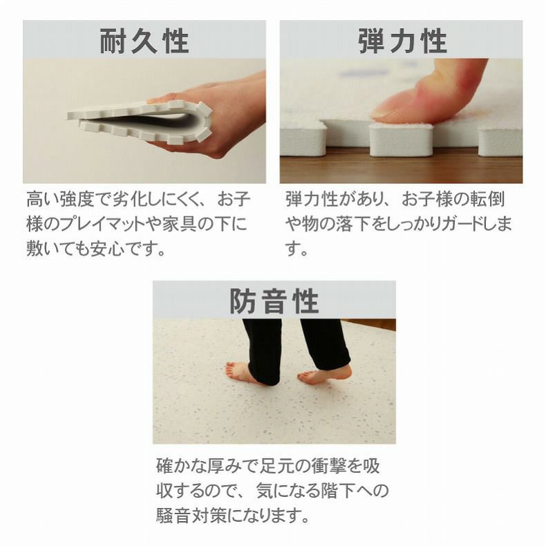 約2畳 36枚セット 30x30 ジョイントマット テラゾー