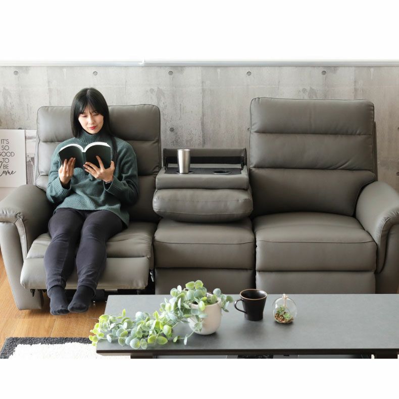 電動ソファ | 3人用 電動ソファ 本革 デューク