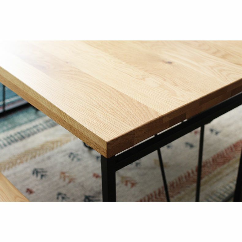 ダイニングテーブル | 4人用 幅150cm ダイニングテーブル アイアン脚 木製 トーラス