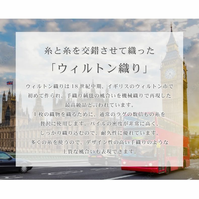 柄物・デザインラグ | ウィルトンラグ カラン2