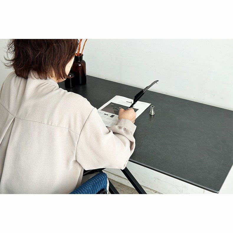 リビングテーブル・サイドテーブル | 幅120cm リフティングテーブル グリー