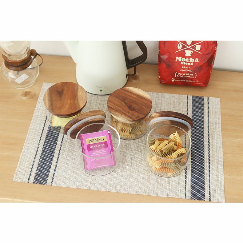 キッチン保存 | 350ml 耐熱ガラスキャニスター