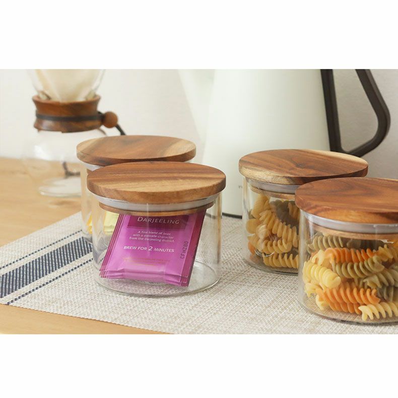 キッチン保存 | 350ml 耐熱ガラスキャニスター