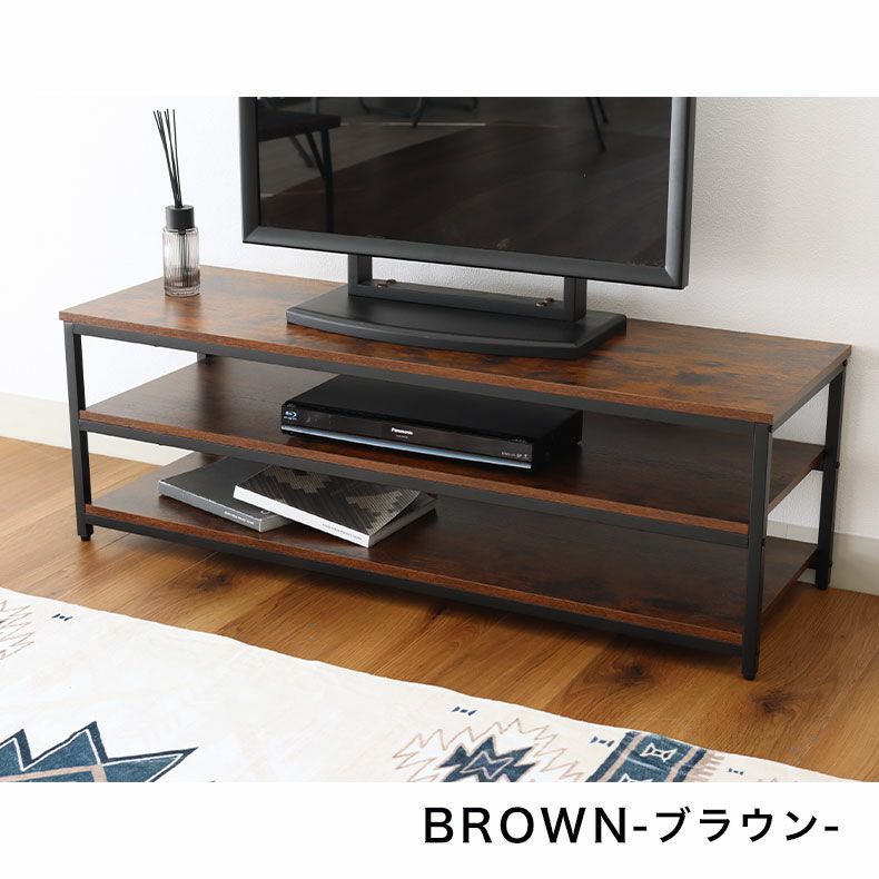 テレビ台・ロータイプ | 幅120cm テレビ台 ラフネス2