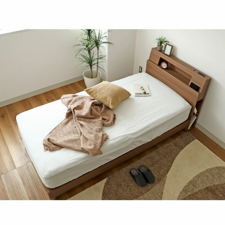 ベッドフレーム | すのこ床脚付き アンドレ