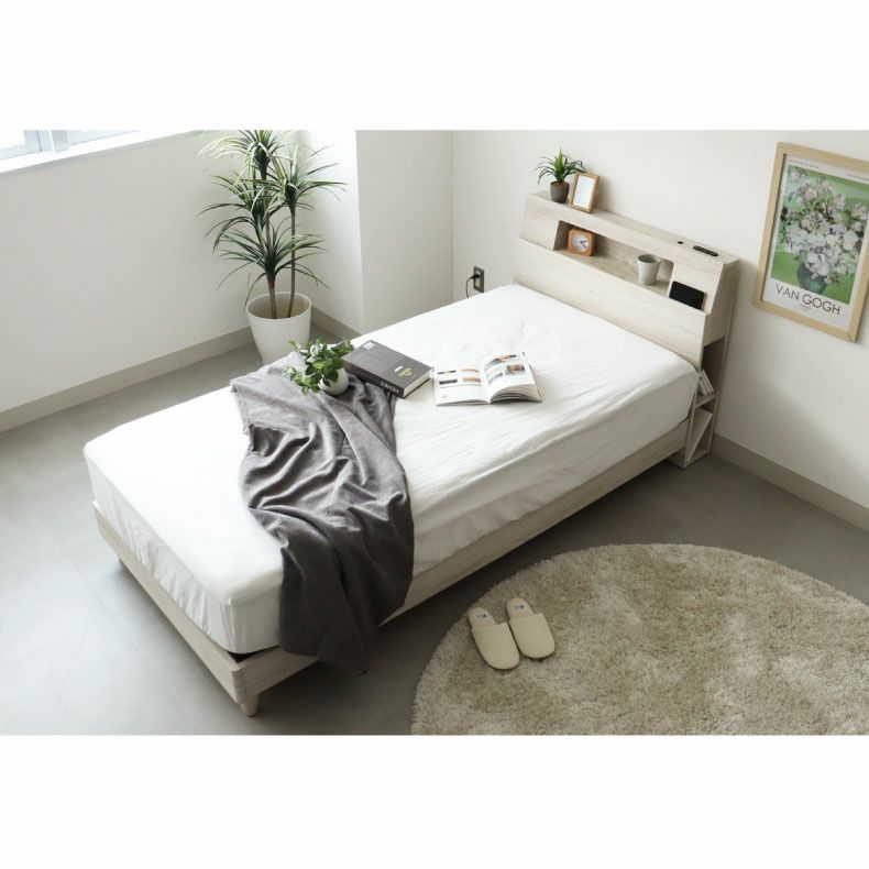 ベッドフレーム | 布床板脚付き アンドレ