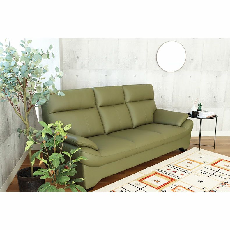 ソファー3人用 緑