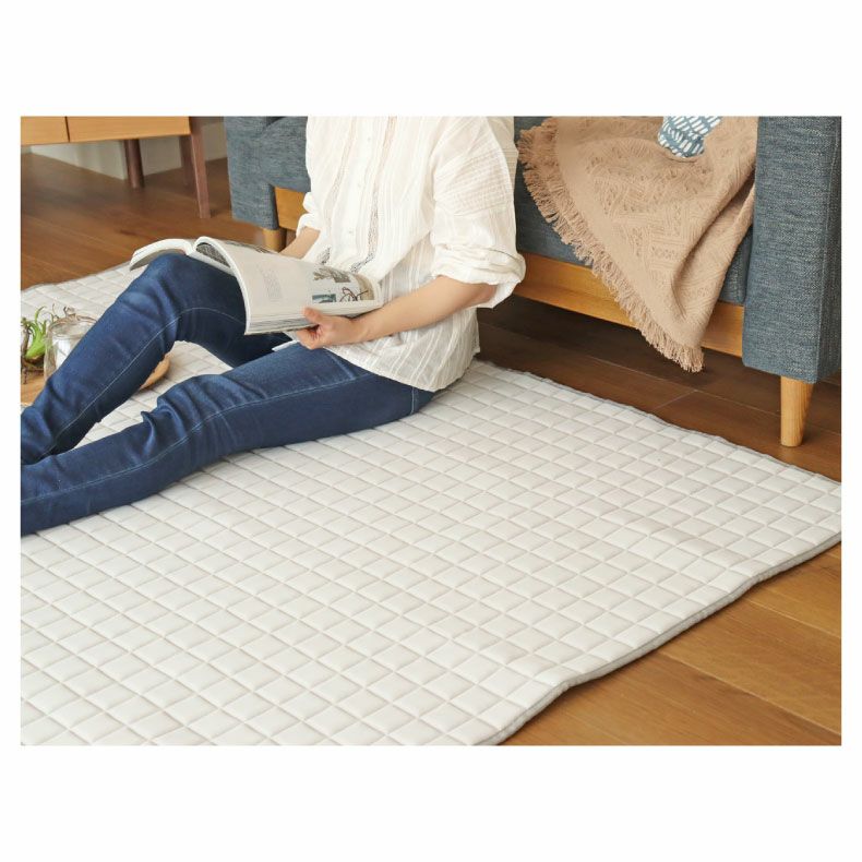 無地ラグ | 接触冷感ラグ マナクールマシュマロ
