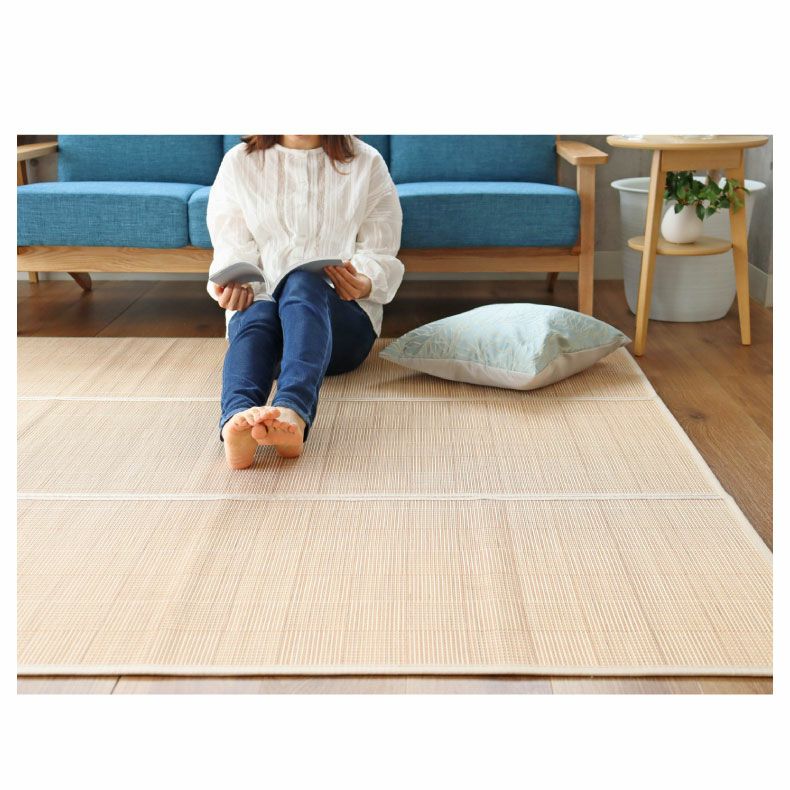 【新品】竹ラグ レガシー カーペット 絨毯 ラグ 240x340cm 6畳 竹ラグ レガシー