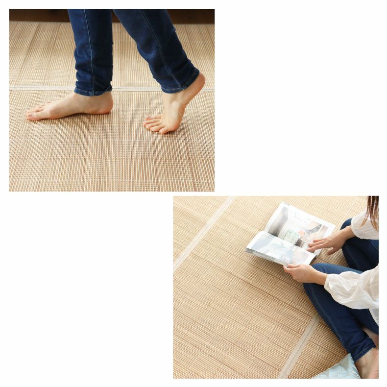 【新品】竹ラグ レガシー カーペット 絨毯 ラグ 240x340cm 6畳 竹ラグ レガシー