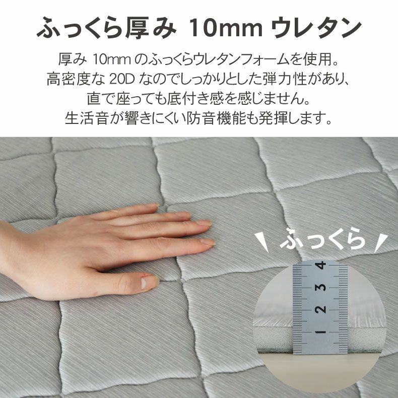 無地ラグ | 接触冷感ラグ マナクールアイス