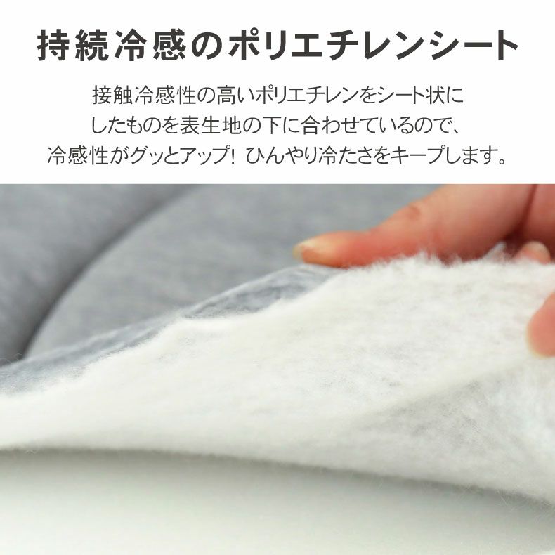 無地ラグ | 接触冷感ラグ マナクールアイススーパー