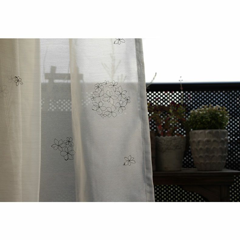 レースカーテン（薄地） | シンプルオーダーレースカーテン UN0190