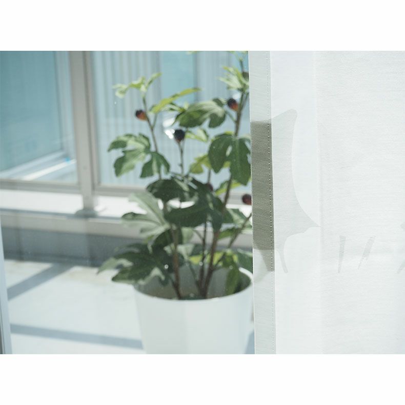 レースカーテン（薄地） | シンプルオーダーレースカーテン ミーナシルエット