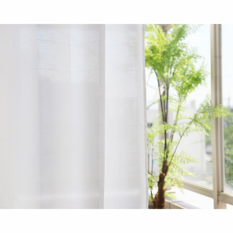 レースカーテン（薄地） | シンプルオーダーレースカーテン ネコヒッカカラナイボイル