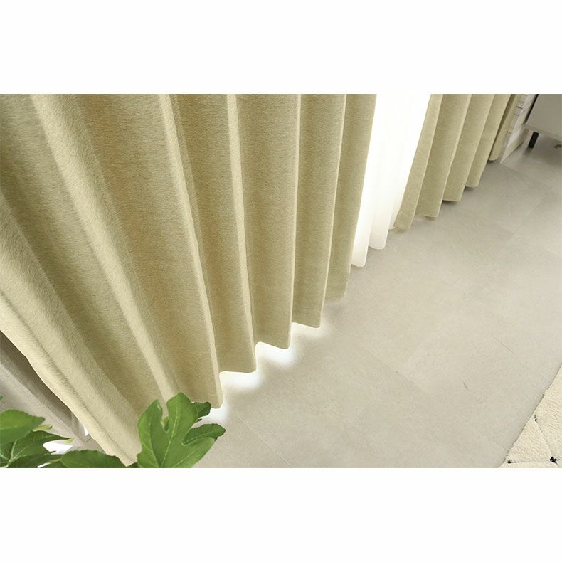 ドレープカーテン（厚地） | シンプルオーダーカーテン ムース ベージュ