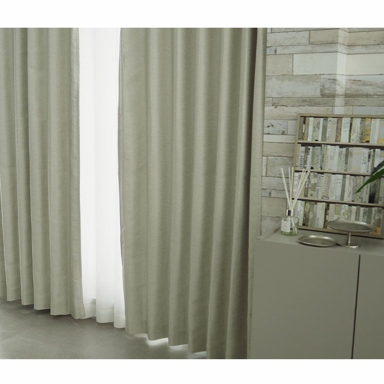 ドレープカーテン（厚地） | シンプルオーダーカーテン ムース アイボリー