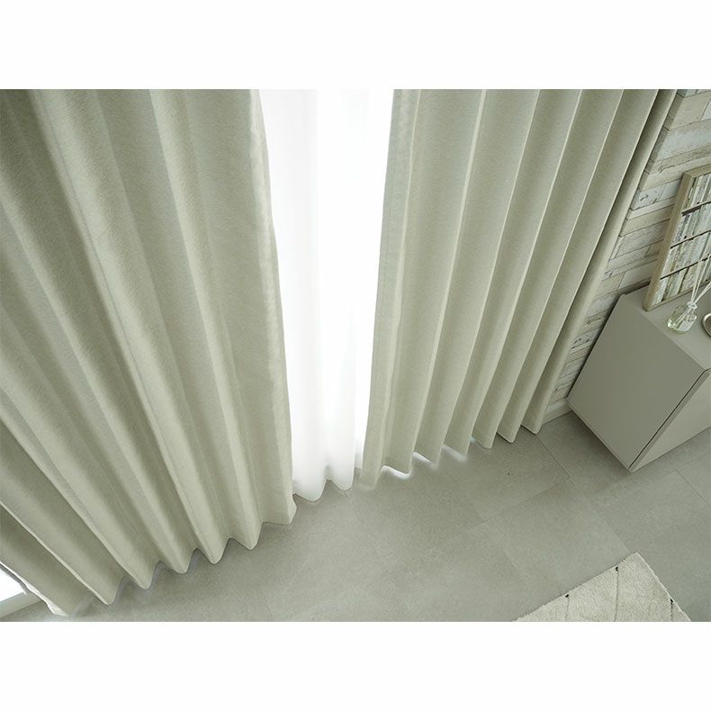 ドレープカーテン（厚地） | シンプルオーダーカーテン ムース アイボリー